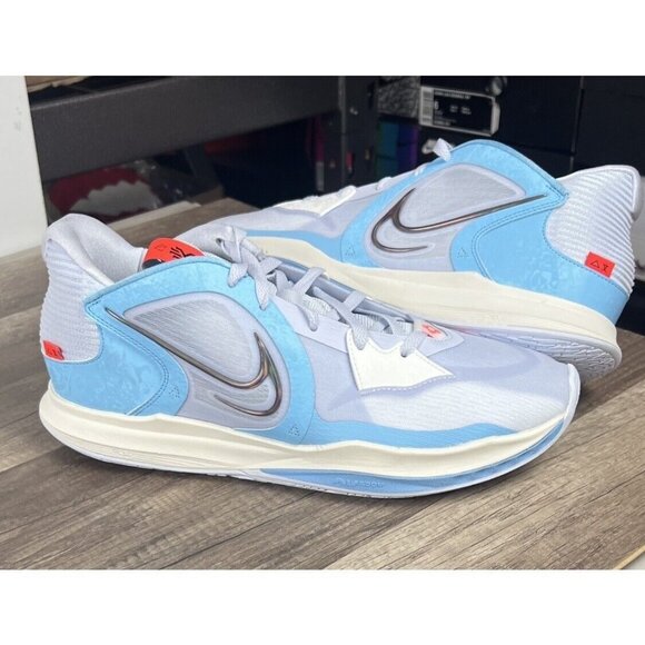 Nike Kyrie Low 5 Nets Grey Blue Shoes Irving Basketball DJ6012-003 Men's Size 13